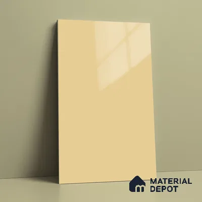 LM 23639 8 ft x 4 ft Solid Plain High Gloss Finish Acrylic Laminate - 1.5 mm | Suitable for Living Room, Kitchen, Office | Matching Edgeband Code EB 122142