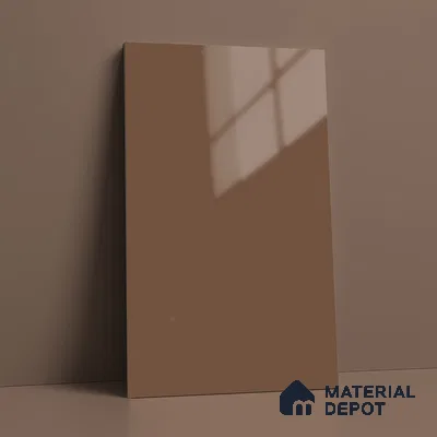 LM 23656 8 ft x 4 ft Solid Plain High Gloss Finish Acrylic Laminate - 1.5 mm | Suitable for Living Room, Kitchen, Office | Matching Edgeband Code EB 1118