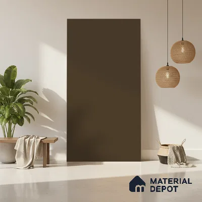 Peach Brown Solid Colors Look LM 01859 8 ft x 4 ft Matte Finish Decorative Laminate - 1 mm | Suitable for Living Room, Kitchen, Office