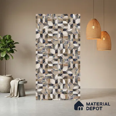 Patterned Look LM 06172 8 ft x 4 ft Texture Finish Decorative Laminate - 1 mm | Suitable for Bedroom, TV Unit, Wardrobe