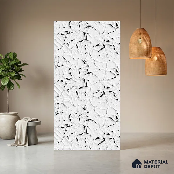 Patterned Look LM 06180 8 ft x 4 ft Texture Finish Decorative Laminate - 1 mm | Suitable for Bedroom, TV Unit, Wardrobe