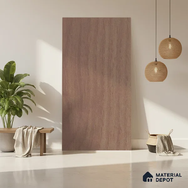 Wooden Look LM 13851 Peach Dyed Veneer 8 ft x 4 ft Texture Finish Decorative Laminate - 1 mm | Suitable for TV Unit, Wardrobe, Kitchen Cabinets