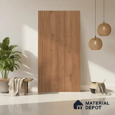 Wooden Look LM 13859 Sapped Walnut 8 ft x 4 ft Texture Finish Decorative Laminate - 1 mm | Suitable for TV Unit, Wardrobe, Kitchen Cabinets