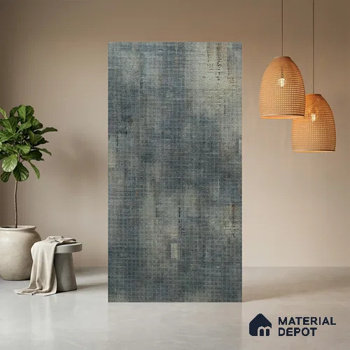Grey Rustic Look LM 21273 8 ft x 4 ft Texture Finish Decorative Laminate - 1 mm | Suitable for TV Unit, Wardrobe, Kitchen Cabinets