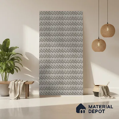 Brown Digital, Fabric Look LM 23625 8 ft x 4 ft Texture Finish Decorative Laminate - 1 mm | Suitable for TV Unit, Wardrobe, Kitchen Cabinets