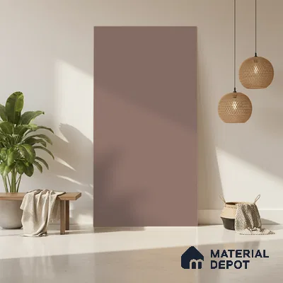 Rosy Pink Solid Colors Look LM 23627 8 ft x 4 ft Matte Finish Decorative Laminate - 1 mm | Suitable for Living Room, Kitchen, Office