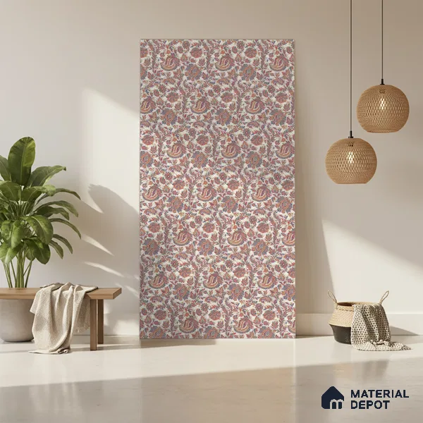 Brown Digital, Fabric Look LM 23633 8 ft x 4 ft Texture Finish Decorative Laminate - 1 mm | Suitable for TV Unit, Wardrobe, Kitchen Cabinets