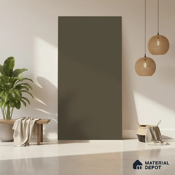 Cappuccino Brown Solid Colors Look LM 01862 8 ft x 4 ft Matte Finish Decorative Laminate - 1 mm | Suitable for Living Room, Kitchen, Office