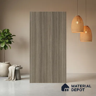 Wooden Look LM 05329 Grey Magic 8 ft x 4 ft Texture Finish Decorative Laminate - 1 mm | Suitable for TV Unit, Wardrobe, Kitchen Cabinets