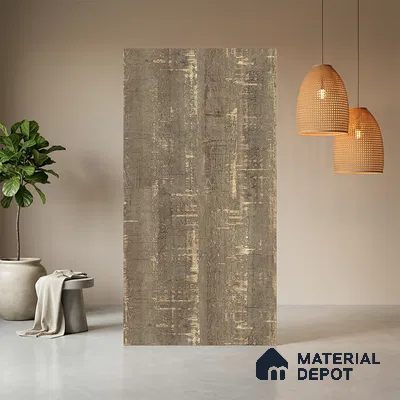 Wooden Look LM 05333 Denson Fall Oak 8 ft x 4 ft Texture Finish Decorative Laminate - 1 mm | Suitable for TV Unit, Wardrobe, Kitchen Cabinets