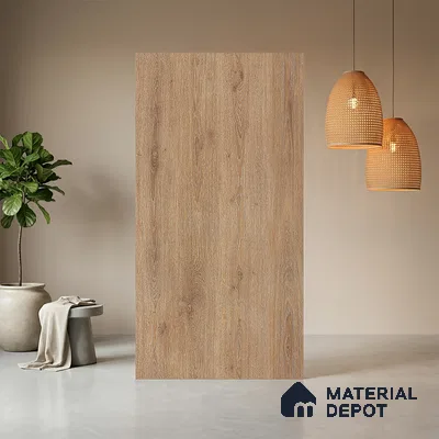 Wooden Look LM 05337 Laurel Oak Whirl 8 ft x 4 ft Texture Finish Decorative Laminate - 1 mm | Suitable for TV Unit, Wardrobe, Kitchen Cabinets