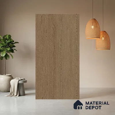 Wooden Look LM 05339 Pine Oak Dark 8 ft x 4 ft Texture Finish Decorative Laminate - 1 mm | Suitable for TV Unit, Wardrobe, Kitchen Cabinets