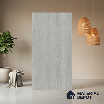 Wooden Look LM 05354 Mokki Noir 8 ft x 4 ft Texture Finish Decorative Laminate - 1 mm | Suitable for TV Unit, Wardrobe, Kitchen Cabinets
