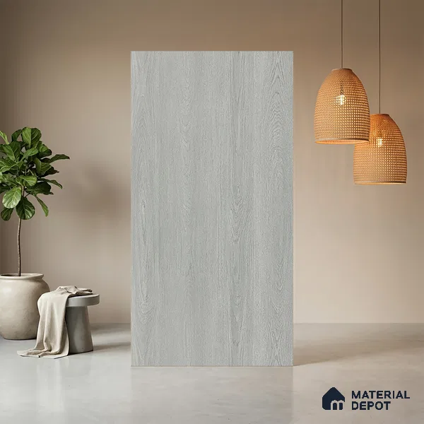 Wooden Look LM 05354 Mokki Noir 8 ft x 4 ft Texture Finish Decorative Laminate - 1 mm | Suitable for TV Unit, Wardrobe, Kitchen Cabinets