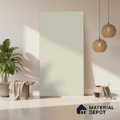 Warm Beige Solid Colors Look LM 10850 8 ft x 4 ft Matte Finish Decorative Laminate - 1 mm | Suitable for Living Room, Kitchen, Office