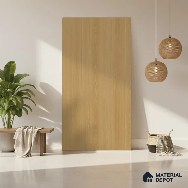 Wooden Look LM 10887 American Fresco 8 ft x 4 ft Texture Finish Decorative Laminate - 1 mm | Suitable for TV Unit, Wardrobe, Kitchen Cabinets