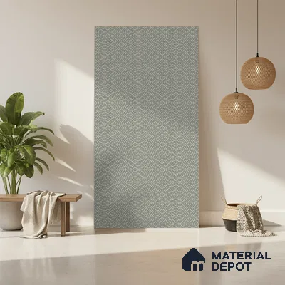 Grey Cane Look LM 20050 8 ft x 4 ft Texture Finish Decorative Laminate - 1 mm | Suitable for TV Unit, Wardrobe, Kitchen Cabinets