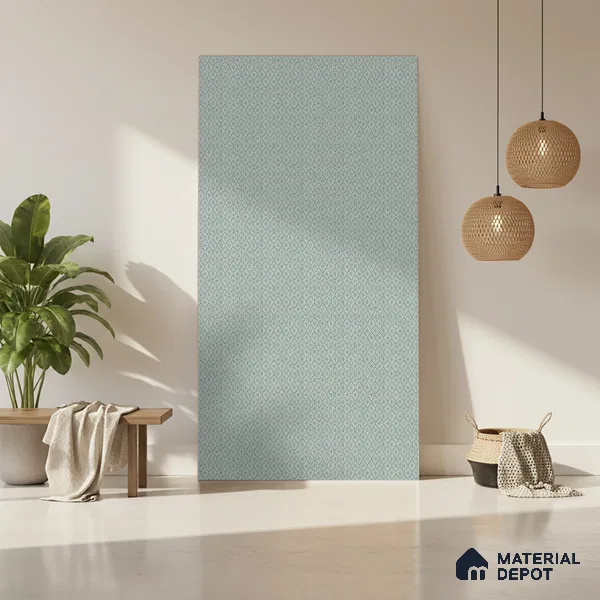 Grey Cane Look LM 20059 8 ft x 4 ft Texture Finish Decorative Laminate - 1 mm | Suitable for TV Unit, Wardrobe, Kitchen Cabinets