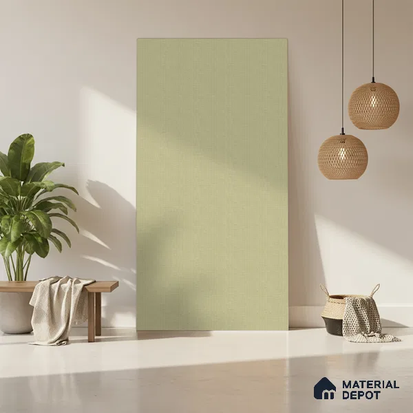 Grey Cane Look LM 20061 8 ft x 4 ft Texture Finish Decorative Laminate - 1 mm | Suitable for TV Unit, Wardrobe, Kitchen Cabinets