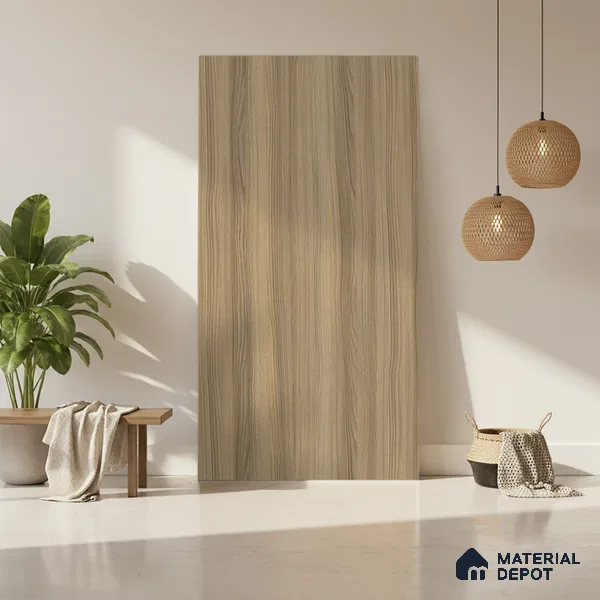Wooden Look LM 20076 8 ft x 4 ft Texture Finish Decorative Laminate - 1 mm | Suitable for TV Unit, Wardrobe, Kitchen Cabinets