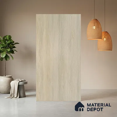 Wooden Look LM 01611 B Rearwood Snow 8 ft x 4 ft Texture Finish Decorative Laminate - 1 mm | Suitable for TV Unit, Wardrobe, Kitchen Cabinets
