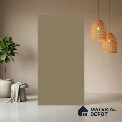 Warm Beige Solid Colors Look LM 01924 8 ft x 4 ft Matte Finish Decorative Laminate - 1 mm | Suitable for Living Room, Kitchen, Office