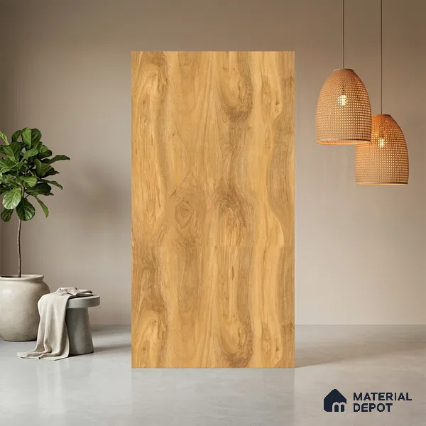 Wooden Look LM 07178 8 ft x 4 ft Texture Finish Decorative Laminate - 1 mm | Suitable for TV Unit, Wardrobe, Kitchen Cabinets