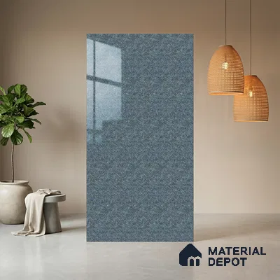Blue Wave Look LM 13846 8 ft x 4 ft High Gloss Finish Decorative Laminate - 1 mm | Suitable for TV Unit, Wardrobe, Kitchen Cabinets