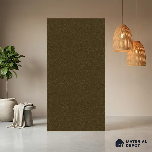 Brown Textured Solid Look LM 13856 8 ft x 4 ft Texture Finish Decorative Laminate - 1 mm | Suitable for TV Unit, Wardrobe, Kitchen Cabinets
