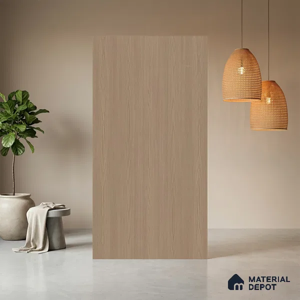 LM 13861 Narrow Leaved Elm 8 ft x 4 ft Texture Finish Decorative Laminate - 1 mm | Suitable for TV Unit, Wardrobe, Kitchen Cabinets