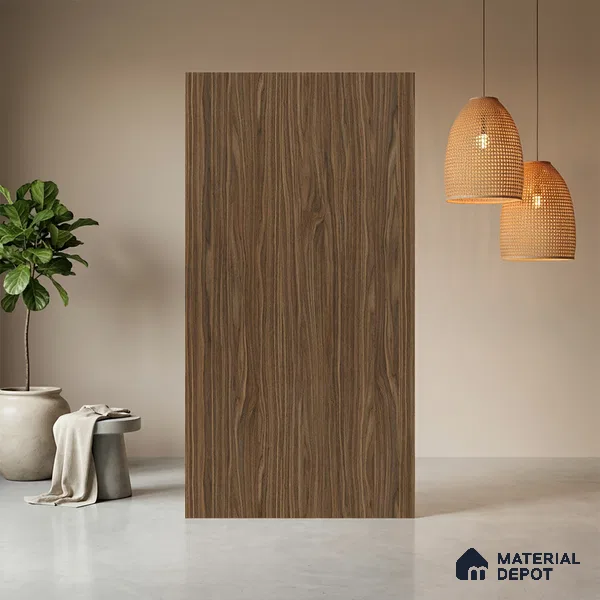 Wooden Look LM 13890 Russel Gris 8 ft x 4 ft Texture Finish Decorative Laminate - 1 mm | Suitable for TV Unit, Wardrobe, Kitchen Cabinets