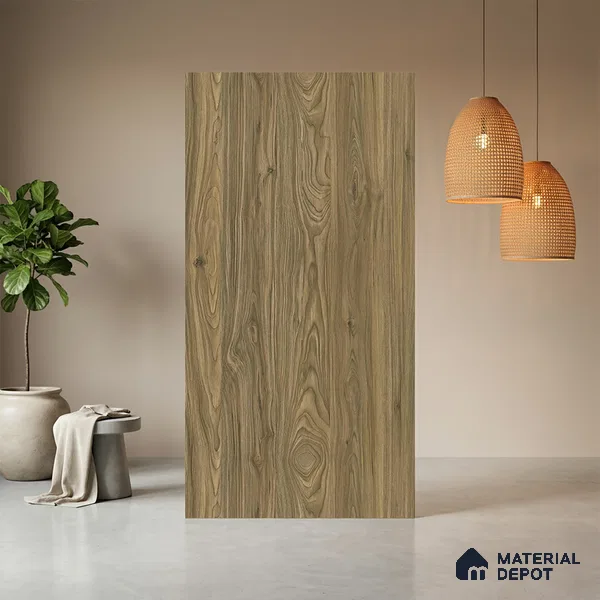 Wooden Look LM 13892 8 ft x 4 ft Texture Finish Decorative Laminate - 1 mm | Suitable for TV Unit, Wardrobe, Kitchen Cabinets