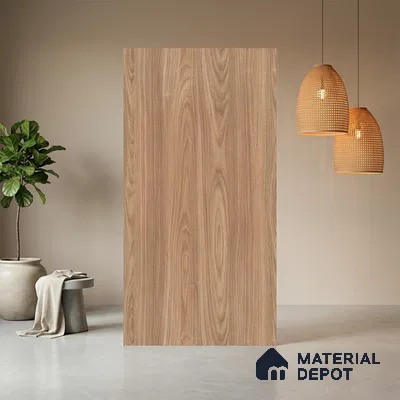 Wooden Look LM 13900 Titter Walnut 8 ft x 4 ft Texture Finish Decorative Laminate - 1 mm | Suitable for TV Unit, Wardrobe, Kitchen Cabinets
