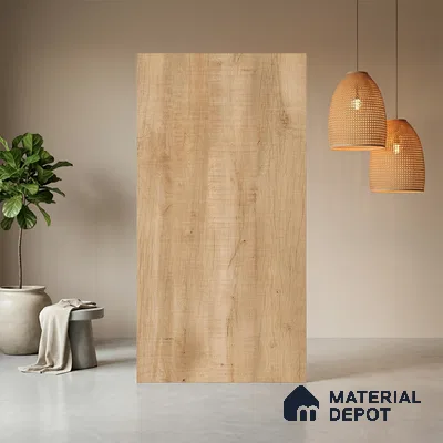 Wooden Look LM 13902 118 Swancut Wood 8 ft x 4 ft Texture Finish Decorative Laminate - 1 mm | Suitable for TV Unit, Wardrobe, Kitchen Cabinets
