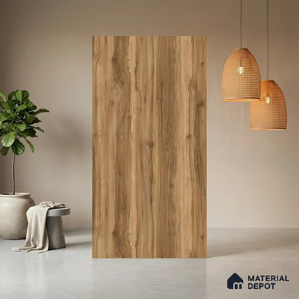 Wooden Look LM 13913 8 ft x 4 ft Texture Finish Decorative Laminate - 1 mm | Suitable for TV Unit, Wardrobe, Kitchen Cabinets