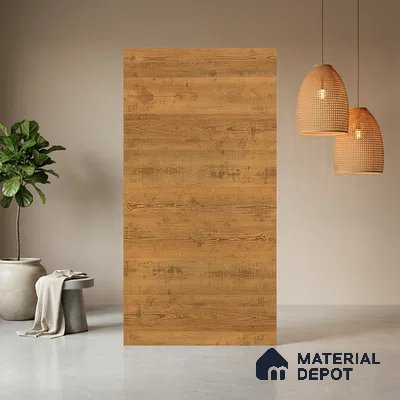 Wooden Look LM 13914 8 ft x 4 ft Texture Finish Decorative Laminate - 1 mm | Suitable for TV Unit, Wardrobe, Kitchen Cabinets