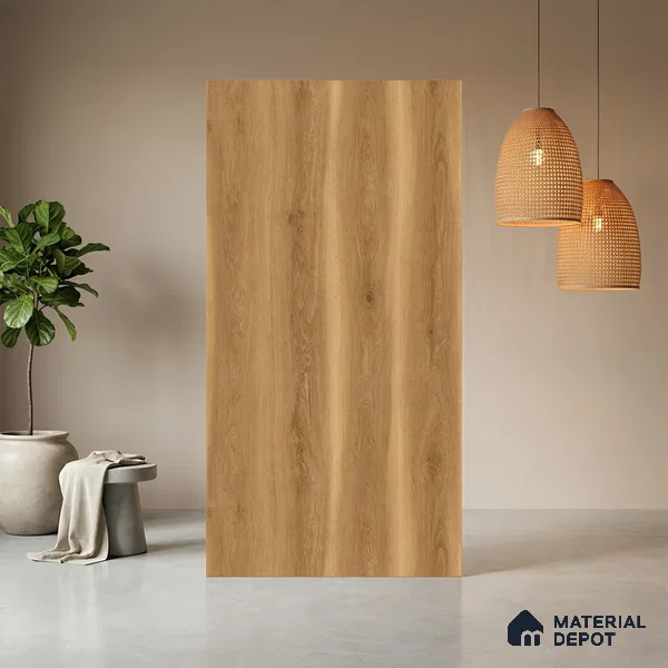 Wooden Look LM 13919 8 ft x 4 ft Texture Finish Decorative Laminate - 1 mm | Suitable for TV Unit, Wardrobe, Kitchen Cabinets