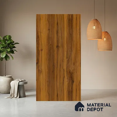 Wooden Look LM 13924 Nashua Scotch 8 ft x 4 ft Texture Finish Decorative Laminate - 1 mm | Suitable for TV Unit, Wardrobe, Kitchen Cabinets