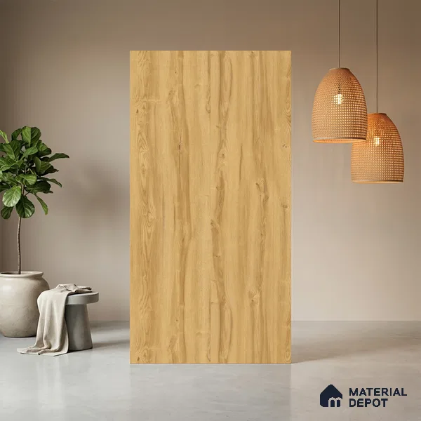 Wooden Look LM 13935 Canton Oak 8 ft x 4 ft Texture Finish Decorative Laminate - 1 mm | Suitable for TV Unit, Wardrobe, Kitchen Cabinets