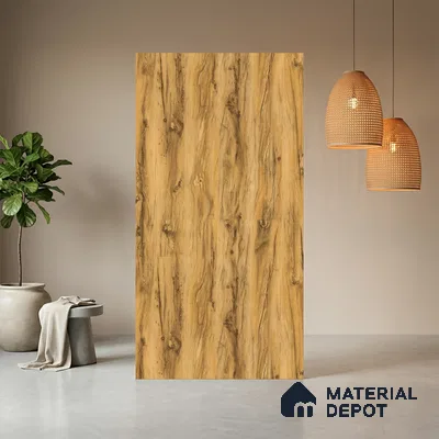 Wooden Look LM 13942 8 ft x 4 ft Texture Finish Decorative Laminate - 1 mm | Suitable for TV Unit, Wardrobe, Kitchen Cabinets