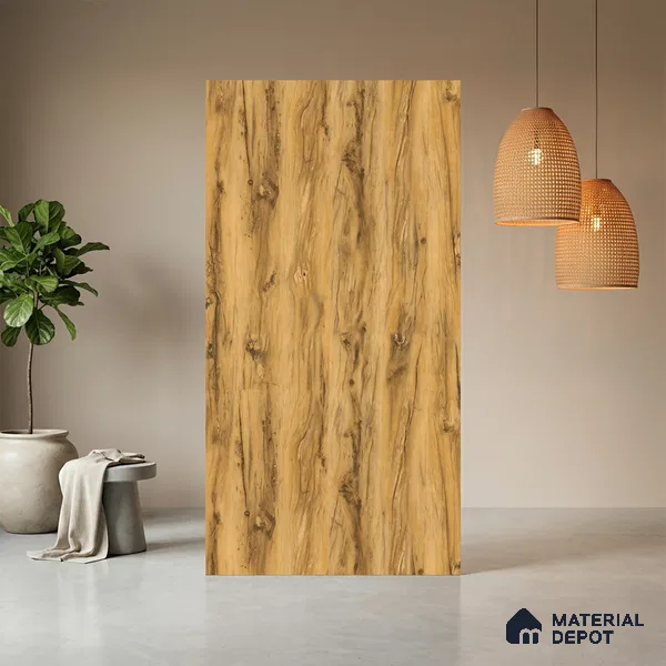 Wooden Look LM 13942 8 ft x 4 ft Texture Finish Decorative Laminate - 1 mm | Suitable for TV Unit, Wardrobe, Kitchen Cabinets