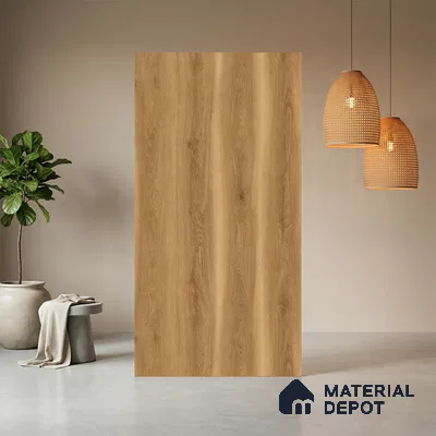 Wooden Look LM 13945 8 ft x 4 ft Texture Finish Decorative Laminate - 1 mm | Suitable for TV Unit, Wardrobe, Kitchen Cabinets