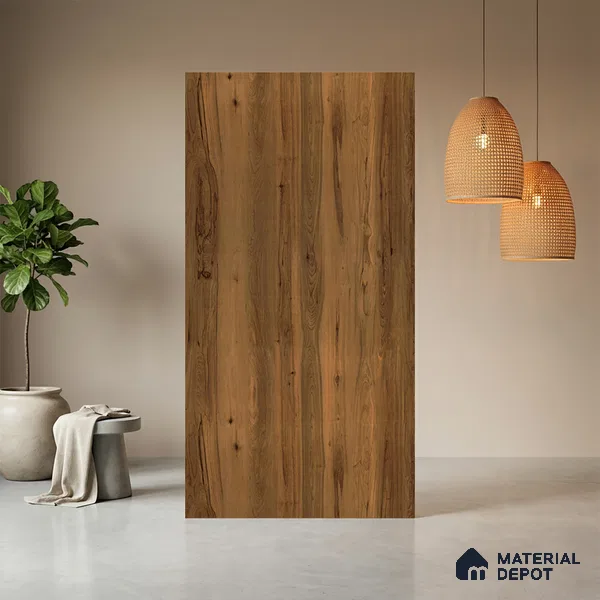 Wooden Look LM 13947 8 ft x 4 ft Texture Finish Decorative Laminate - 1 mm | Suitable for TV Unit, Wardrobe, Kitchen Cabinets