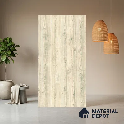 Wooden Look LM 13950 Semsee Beech 8 ft x 4 ft Texture Finish Decorative Laminate - 1 mm | Suitable for TV Unit, Wardrobe, Kitchen Cabinets