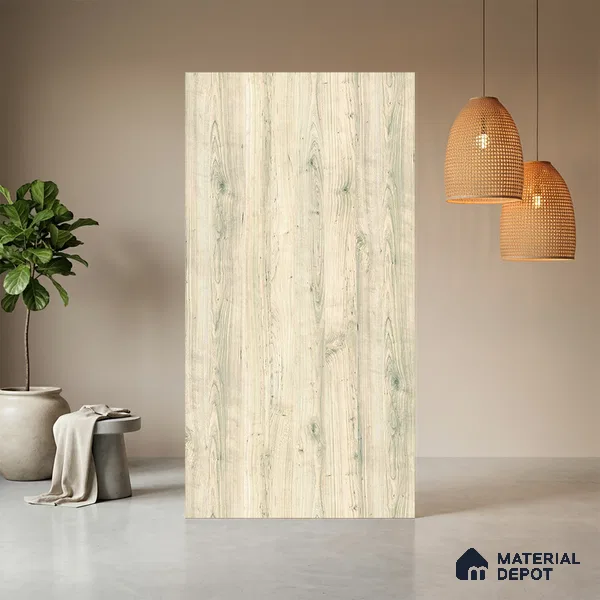 Wooden Look LM 13950 Semsee Beech 8 ft x 4 ft Texture Finish Decorative Laminate - 1 mm | Suitable for TV Unit, Wardrobe, Kitchen Cabinets