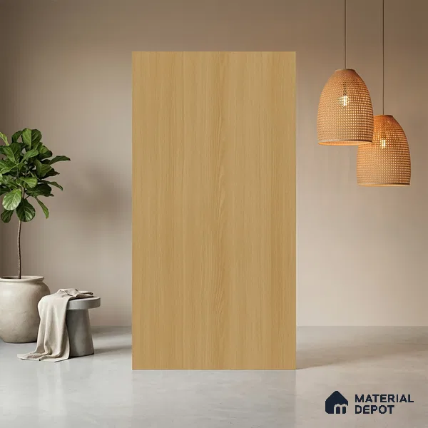 Wooden Look LM 05285 American Fresco 8 ft x 4 ft Suede Finish Decorative Laminate - 0.8 mm | Suitable for TV Unit, Wardrobe, Kitchen Cabinets