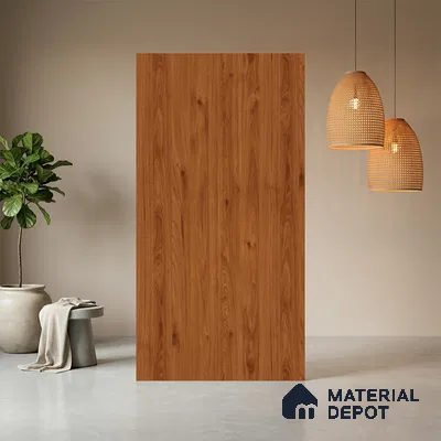 Wooden Look LM 17406 Majestic Wood 10 ft x 4 ft Texture Finish Decorative Laminate - 1 mm | Suitable for TV Unit, Wardrobe, Kitchen Cabinets