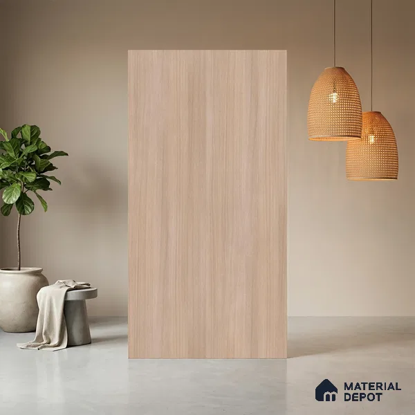 Wooden Look LM 17409 Malaysian Wood 10 ft x 4 ft Texture Finish Decorative Laminate - 1 mm | Suitable for TV Unit, Wardrobe, Kitchen Cabinets