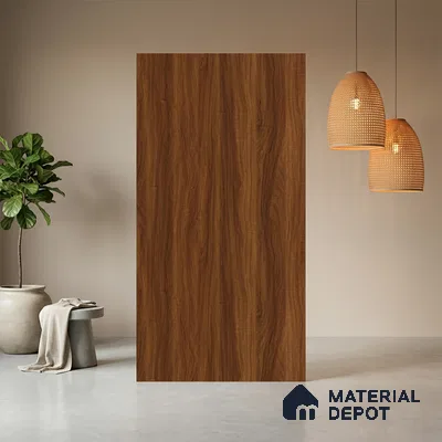 Wooden Look LM 21349 Cherry Wood 8 ft x 4 ft Matte Finish Decorative Laminate - 1 mm | Suitable for TV Unit, Wardrobe, Kitchen Cabinets