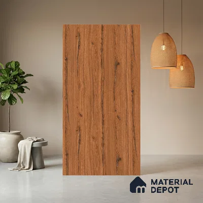 Wooden Look LM 21360 Shiny Lavito 8 ft x 4 ft PU Finish Decorative Laminate - 1 mm | Suitable for TV Unit, Wardrobe, Kitchen Cabinets